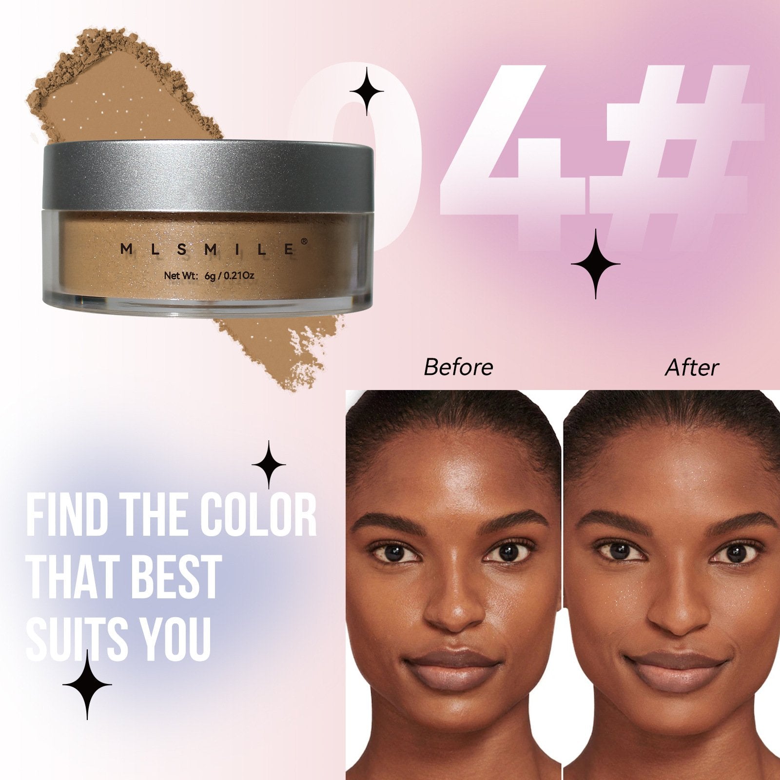 Pearlized Loose Powder - Ultimate Multitasking Beauty Must-Have - siarwg