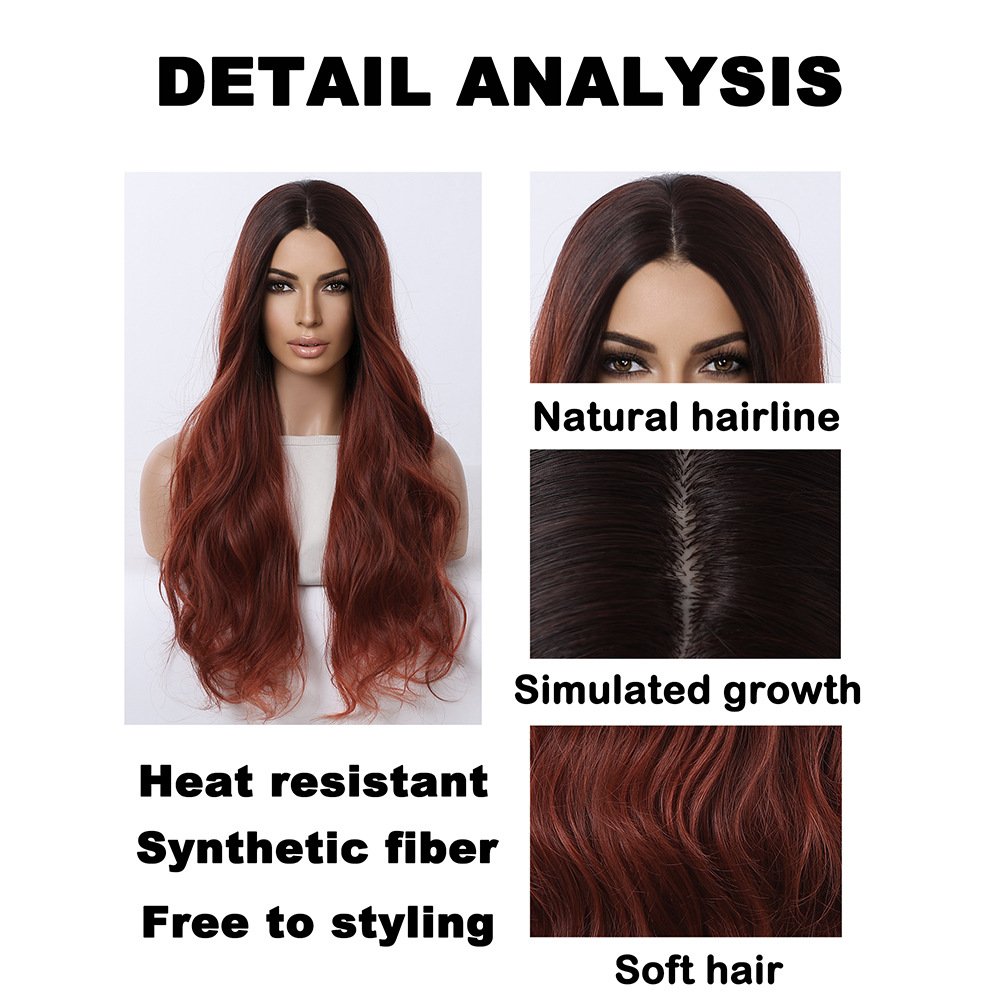 Black Gradient Brown Red 26inch - siarwg
