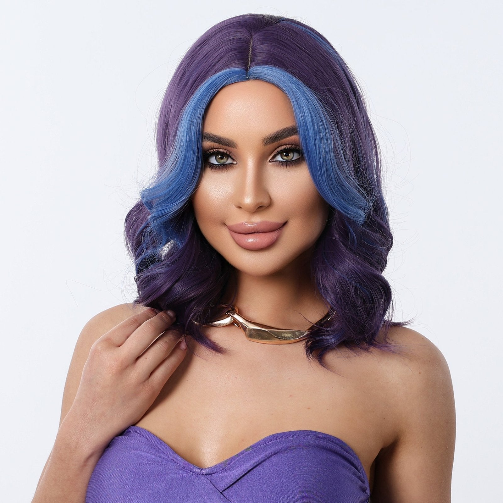 Vibrant Violet Short Pixie Wig - siarwg
