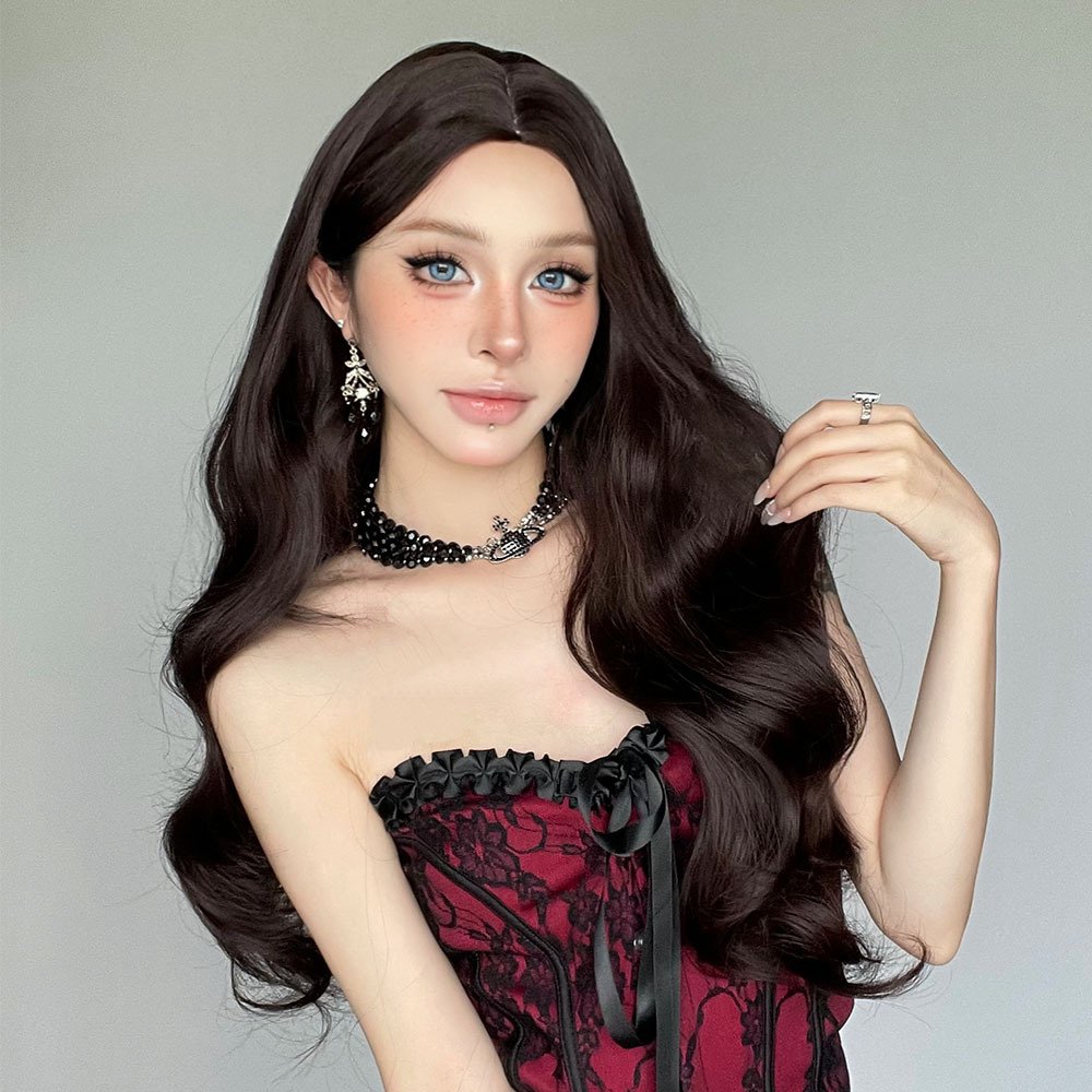 Korean Chestnut Brown Wig - siarwg