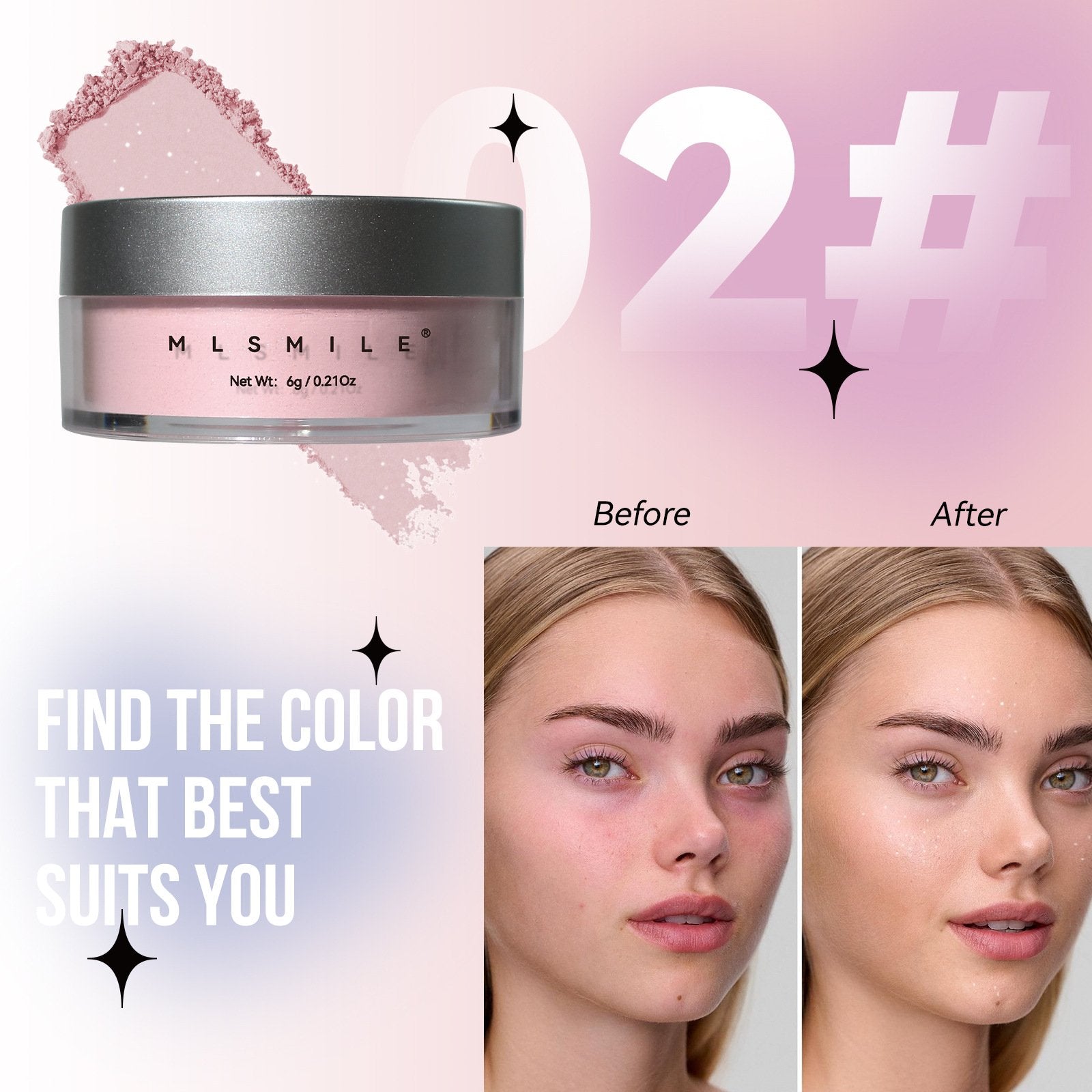 Pearlized Loose Powder - Ultimate Multitasking Beauty Must-Have - siarwg