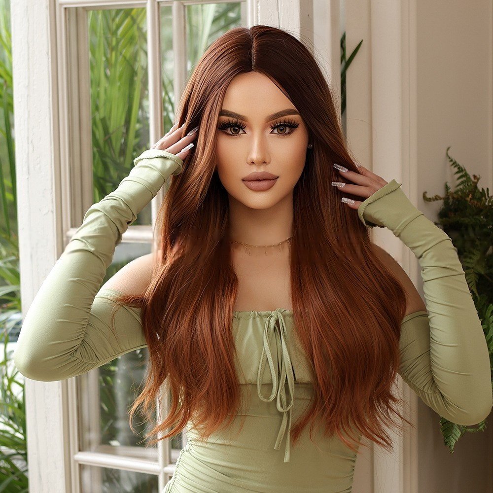 Big Waves Long Curly Wig Set - siarwg