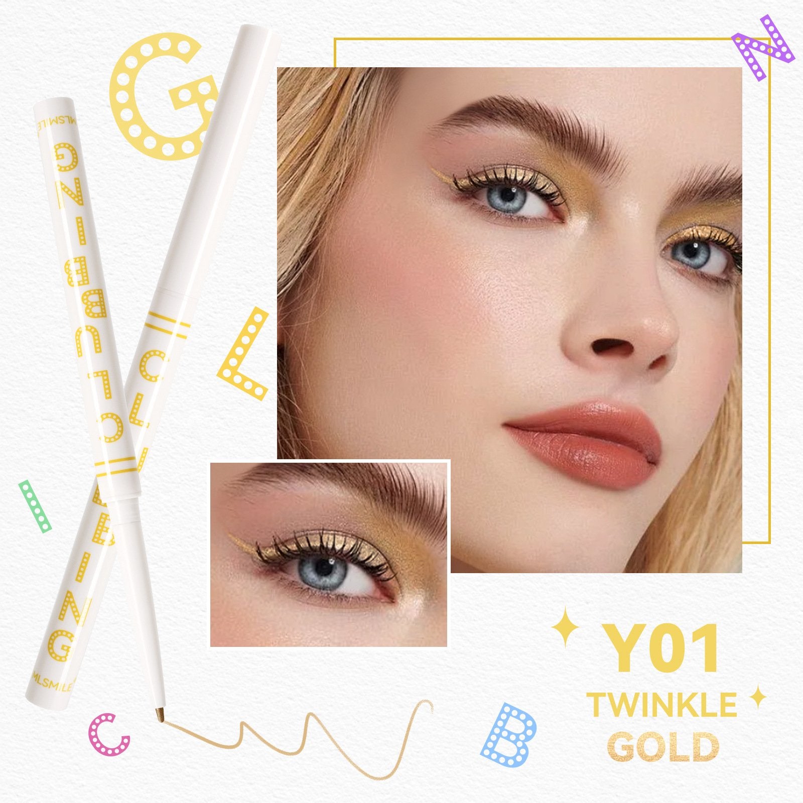 4 Color Eyeliner Gel Pencil - siarwg
