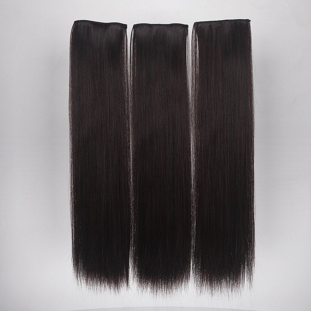 3-Piece Traceless Volume Set – Matte Finish Curly Hair Extensions - siarwg
