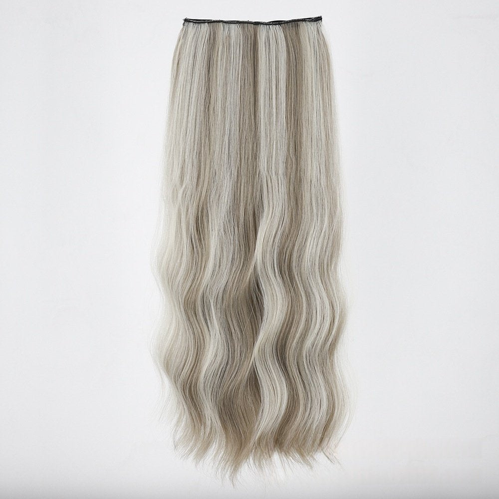 Water Ripple Clip-In Wig – Voluminous 4-Piece Curl Extensions - siarwg