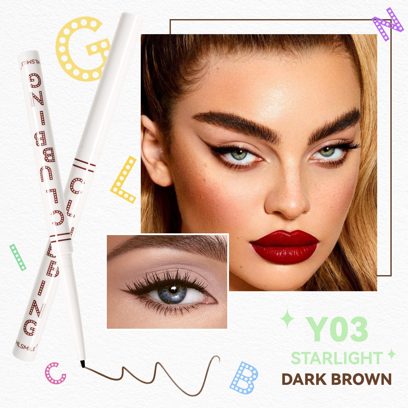 4 Color Eyeliner Gel Pencil - siarwg