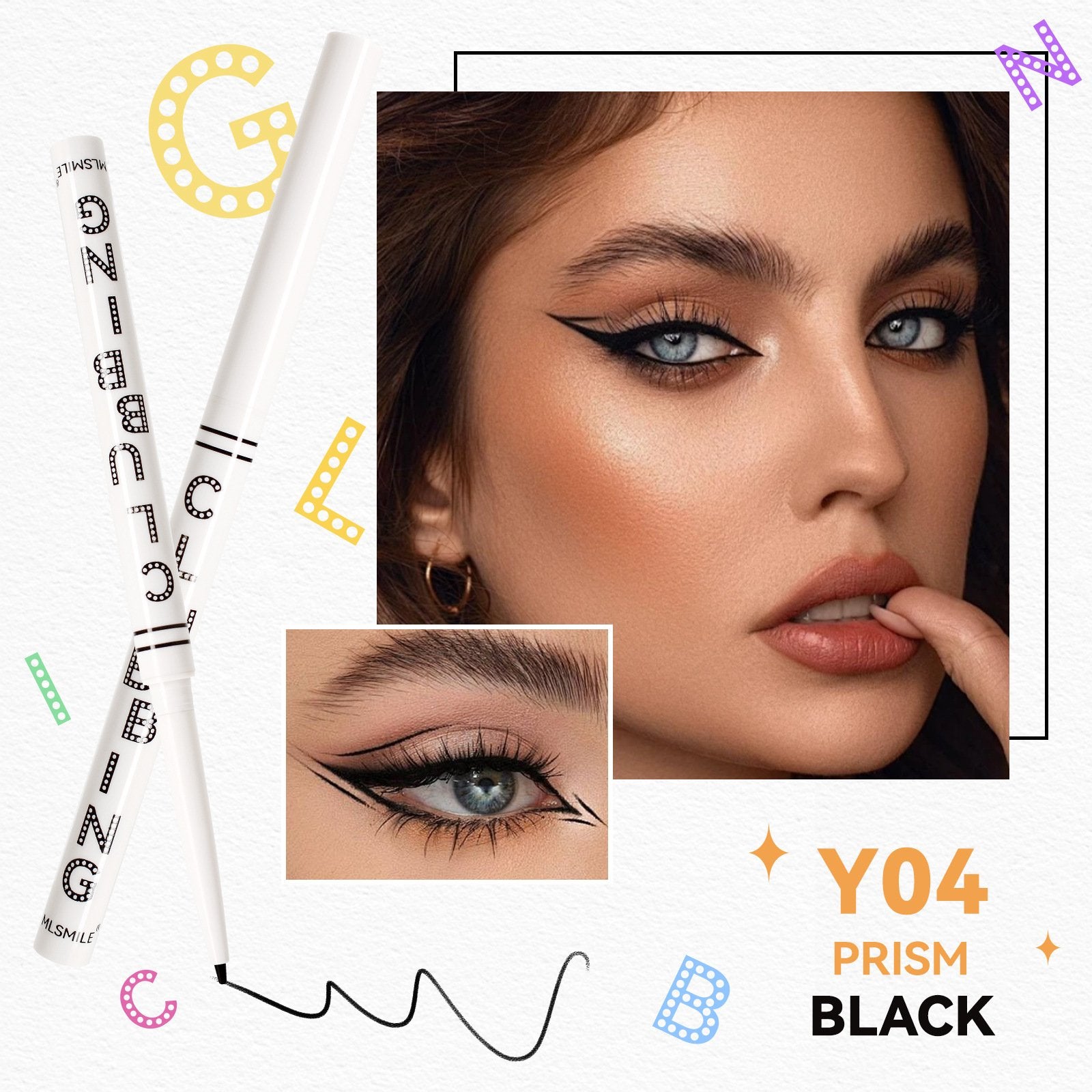 4 Color Eyeliner Gel Pencil - siarwg