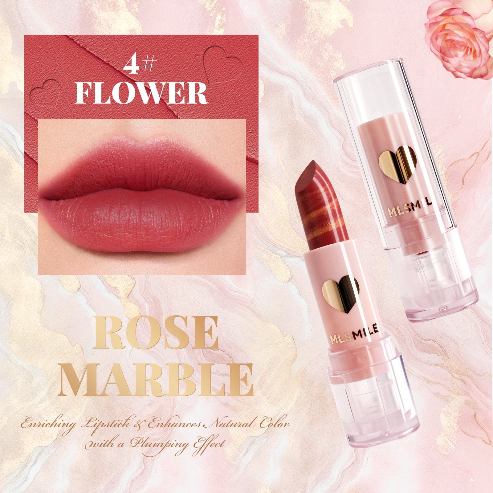 4-Color Matte Lipstick - siarwg