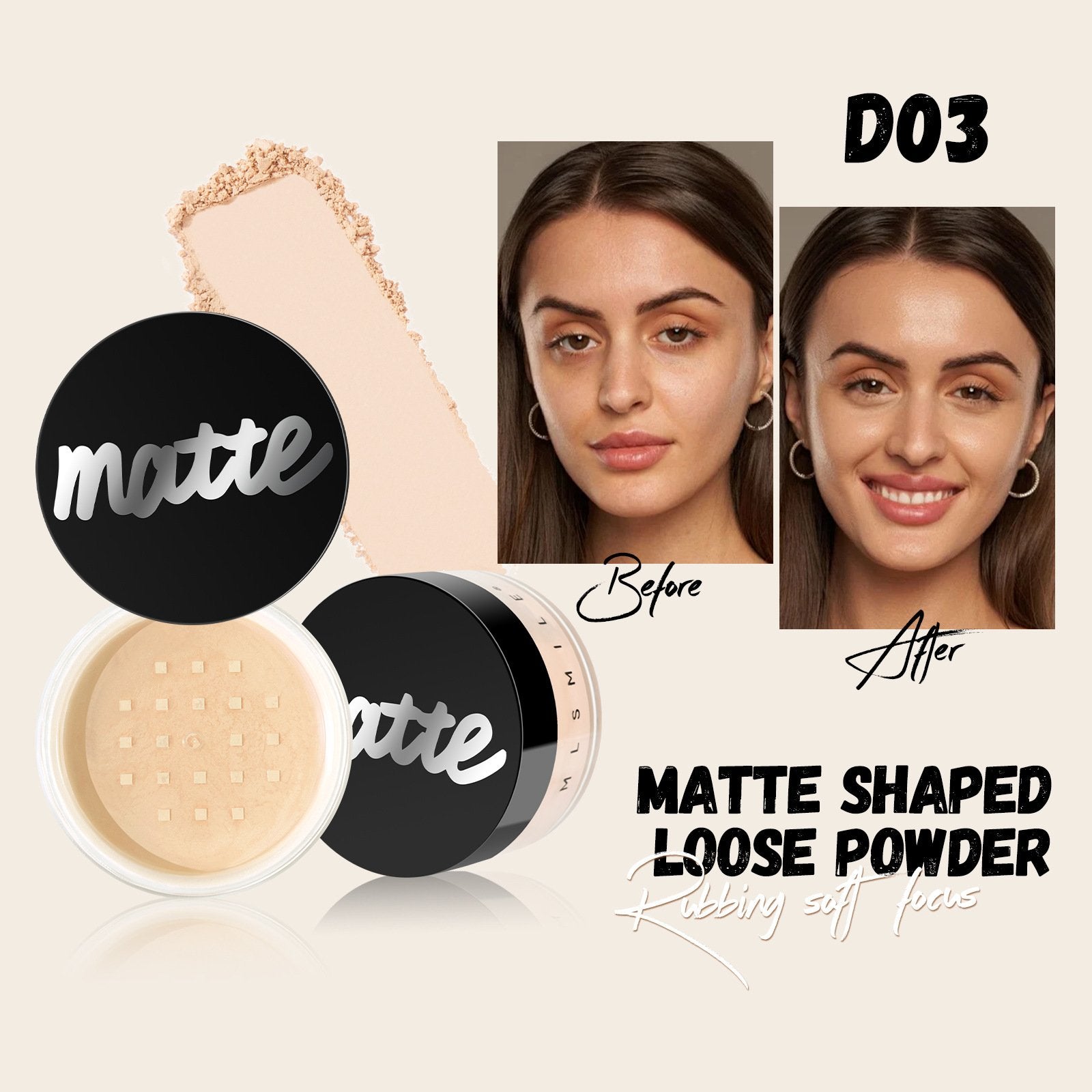 Pearlized Loose Powder - Ultimate Multitasking Beauty Must-Have - siarwg
