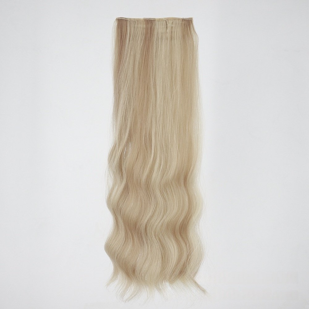 Water Ripple Clip-In Wig – Voluminous 4-Piece Curl Extensions - siarwg