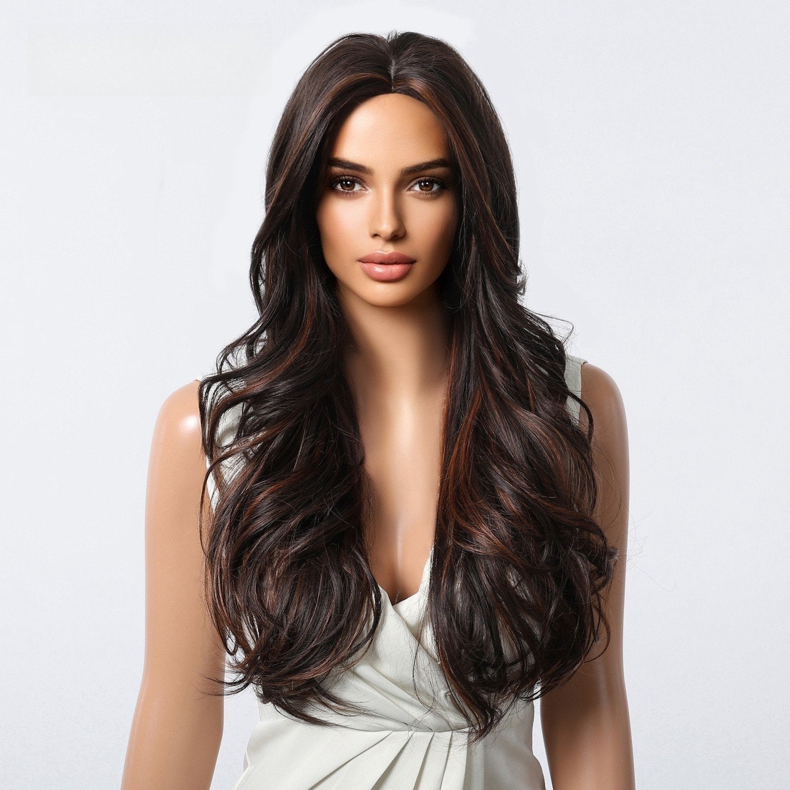 Jet Black 26-Inch Curly Wig - siarwg