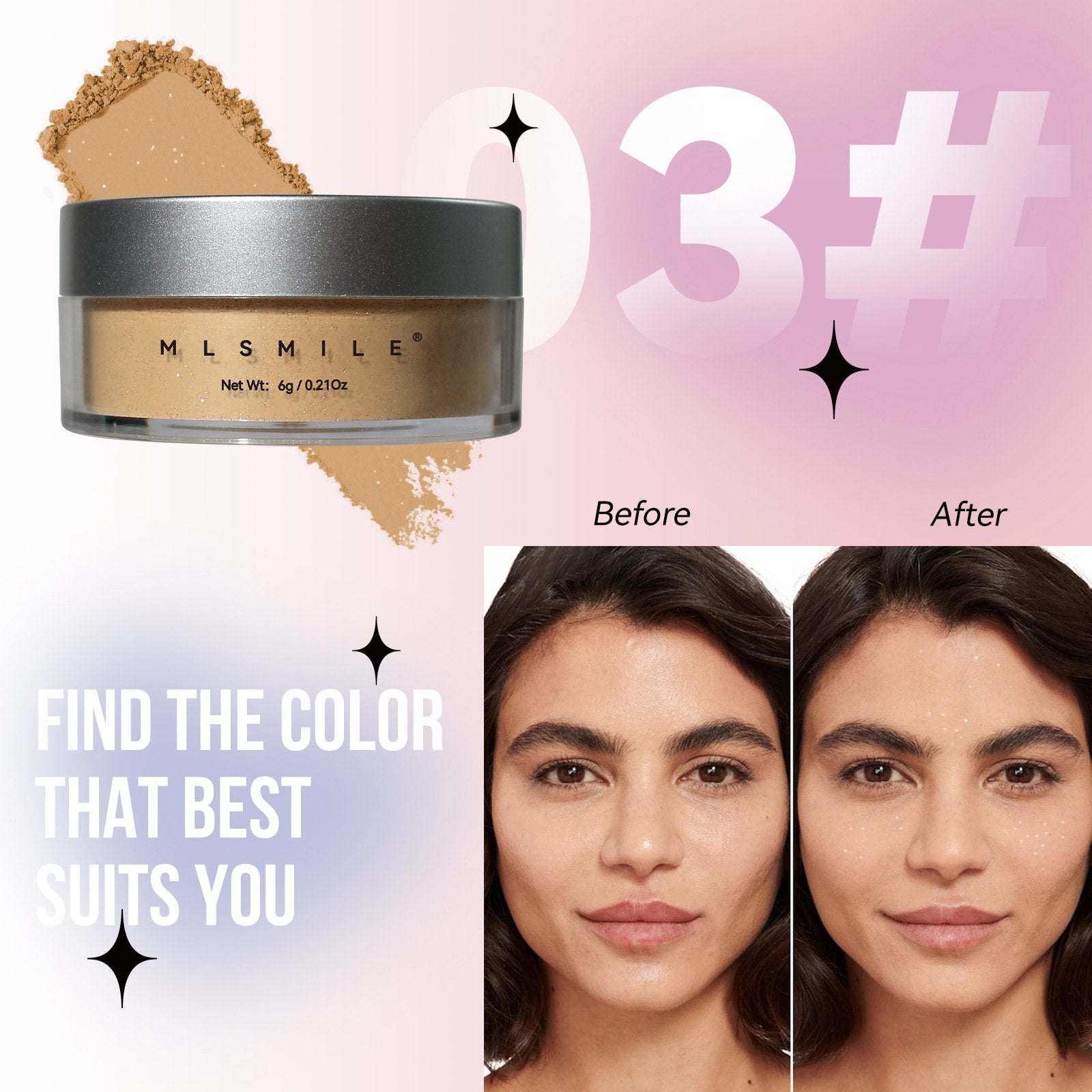 Pearlized Loose Powder - Ultimate Multitasking Beauty Must-Have - siarwg