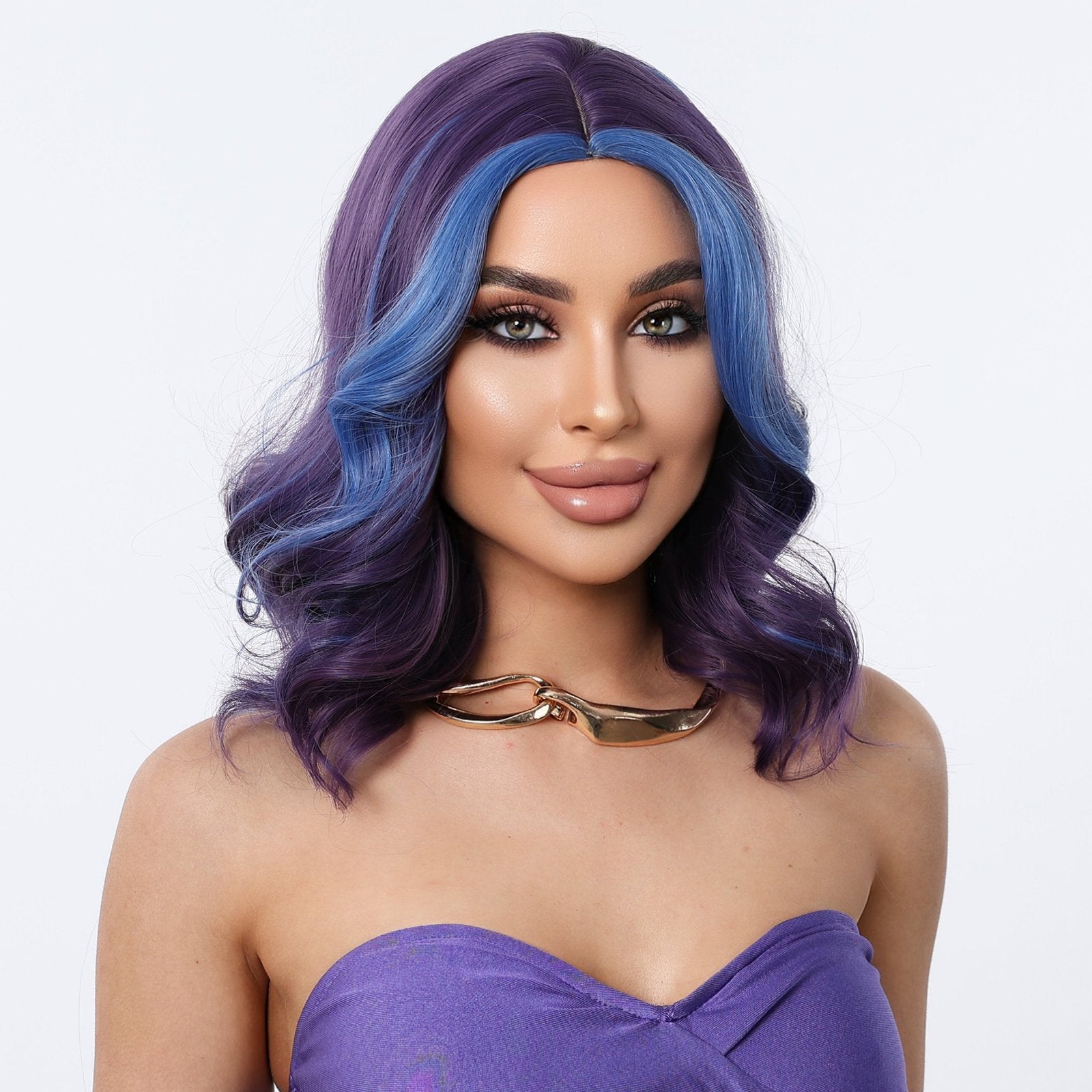 Vibrant Violet Short Pixie Wig - siarwg
