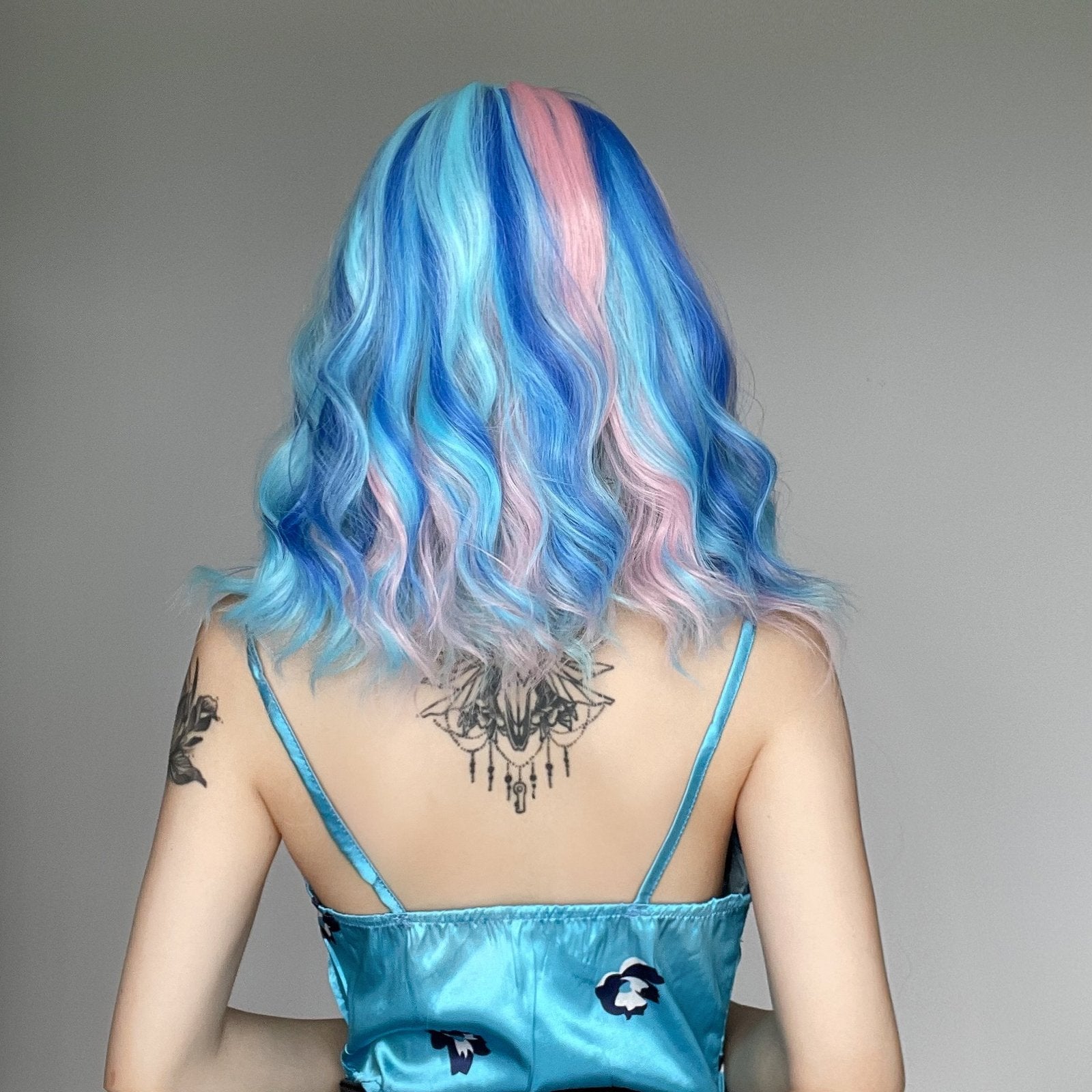 Full Head Wig – Water Ripple Short Curly Hair - siarwg