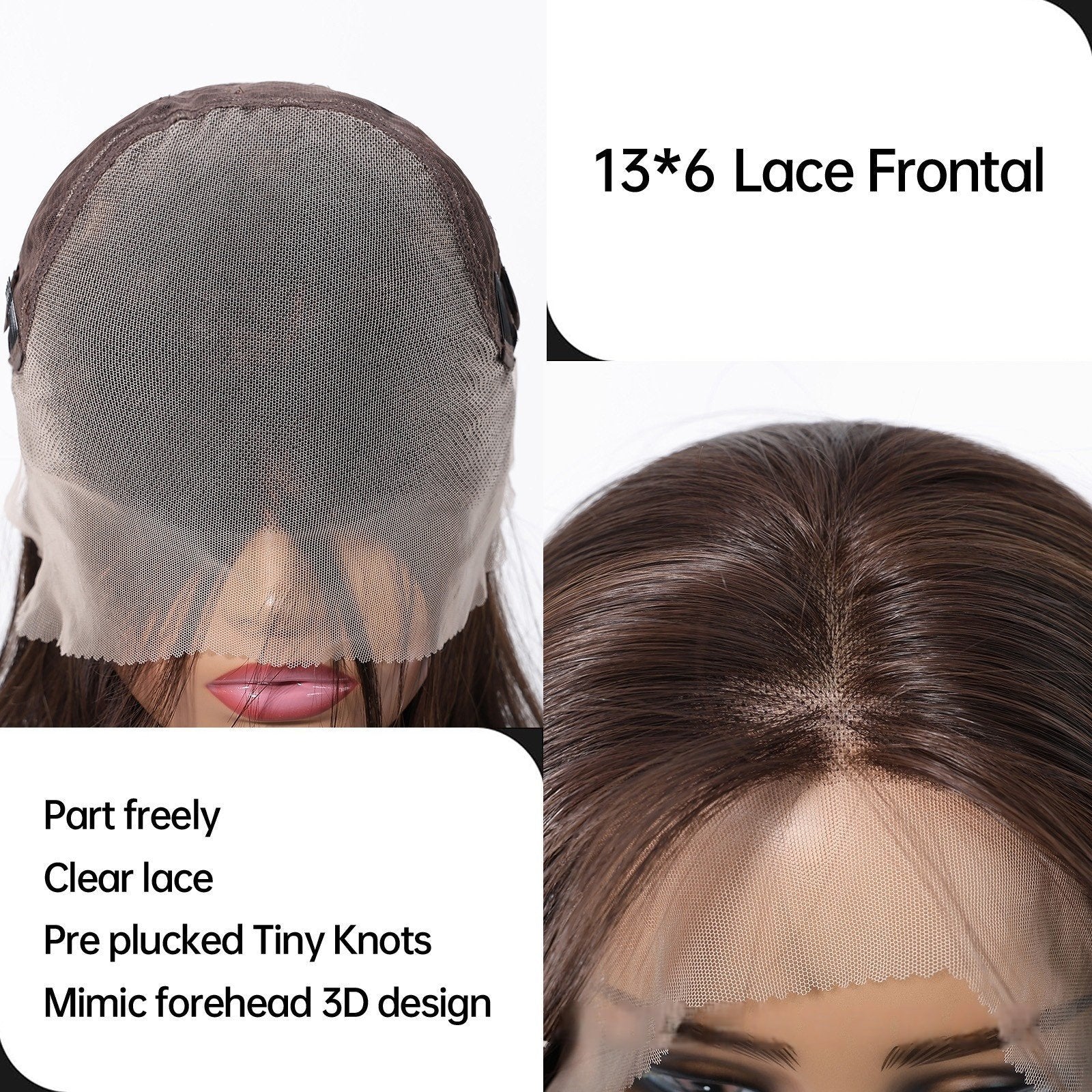 13*6 Large Area - Lace Full Head Cover - siarwg