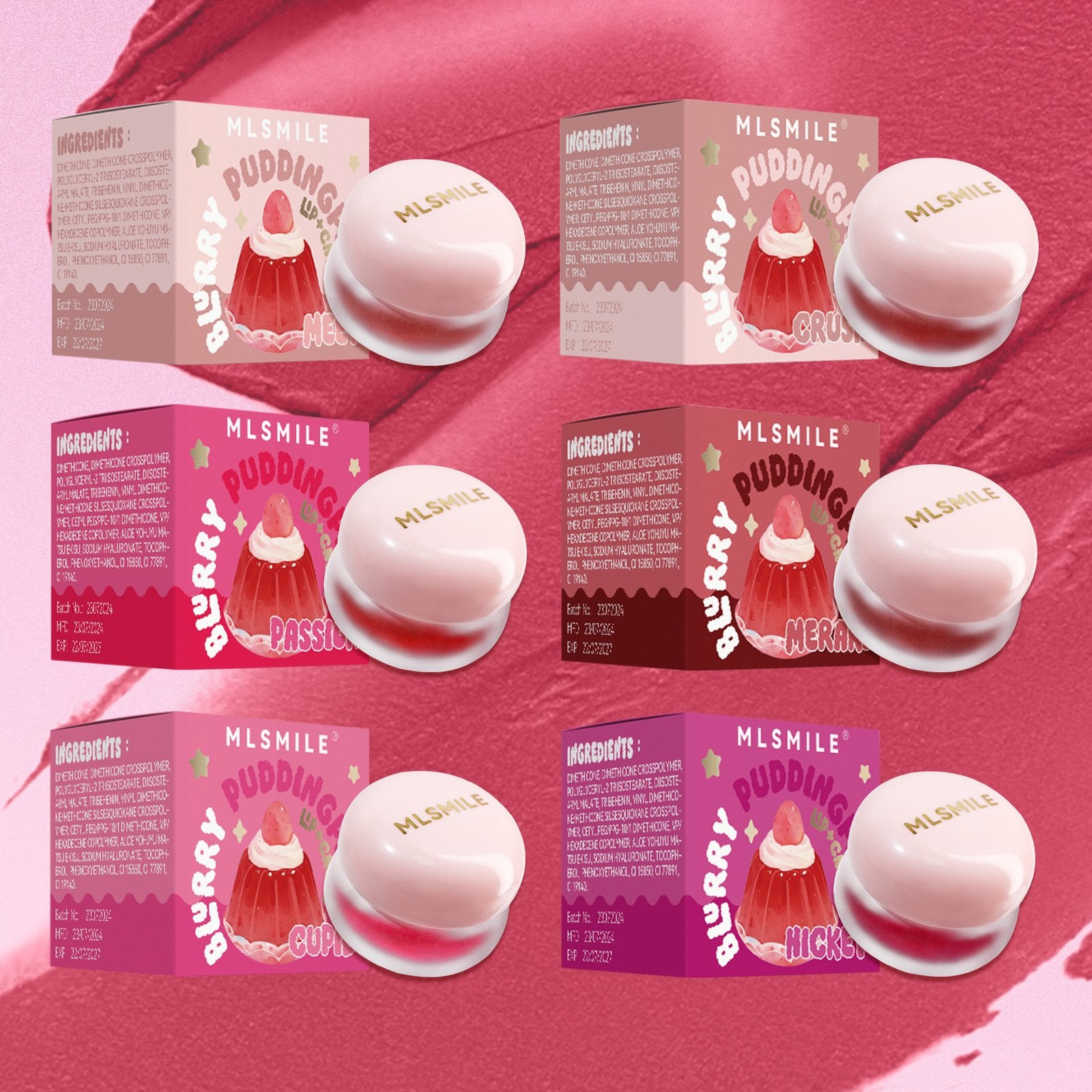 Jelly Lip Clay Matte Velvet Lip Glaze - siarwg