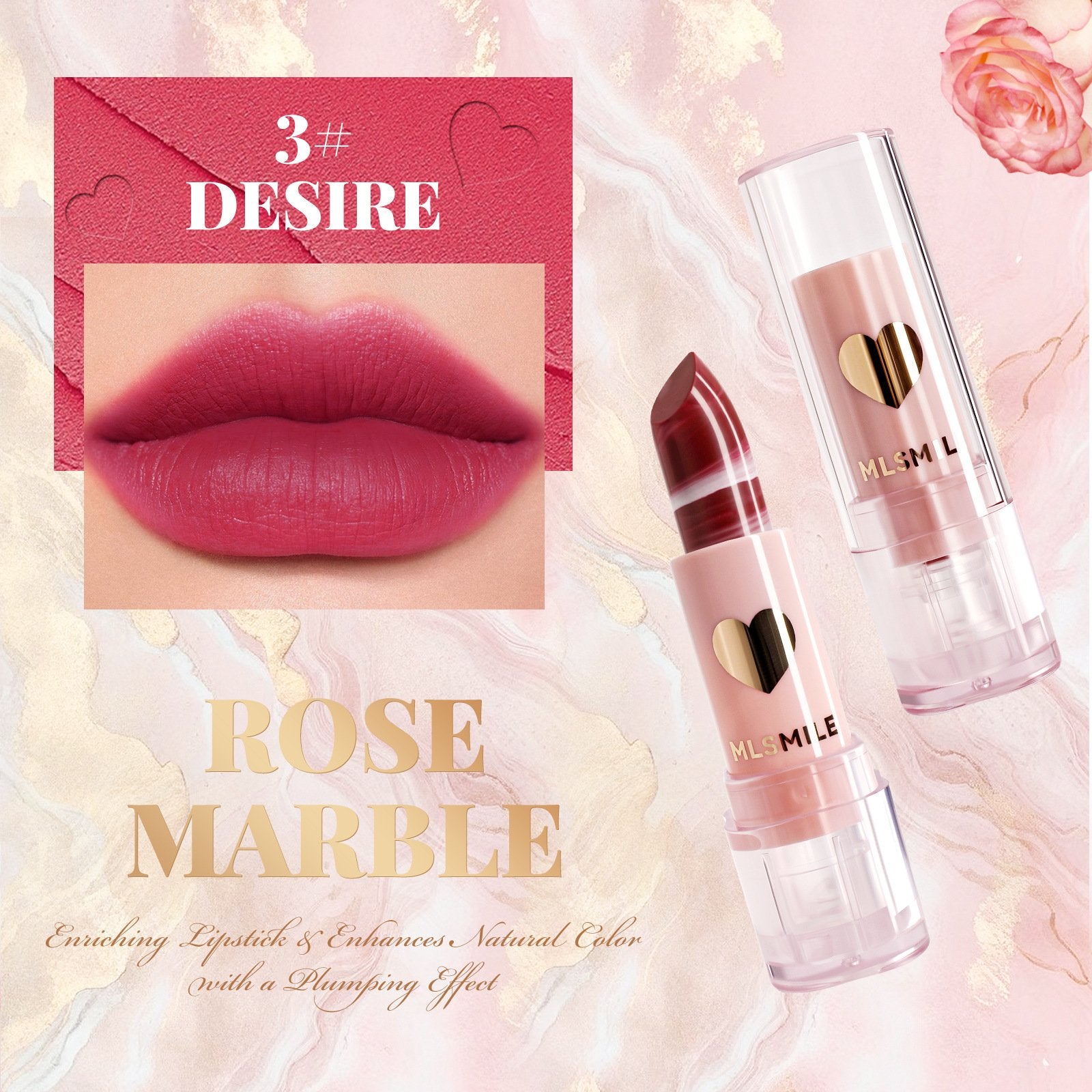 4-Color Matte Lipstick - siarwg