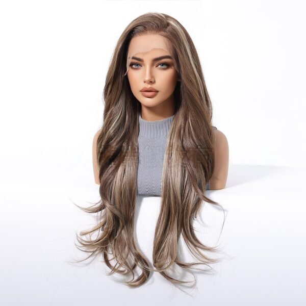 Lace Wig 13*6 Large Area Comfortable Breathable 30 Inch Long Curly Hair with Free Split Second Styling - Image 9