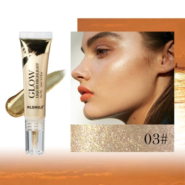 Liquid Highlighting & Finishing Fluid – Body & Face Illuminator | Natural Stereo Pearlescent Glow | Vegan, Buildable Radiance - Image 6