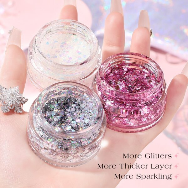 ✨ Shine Brighter Than Ever! Multi-Use Glitter Gel for Face & Body - Image 4