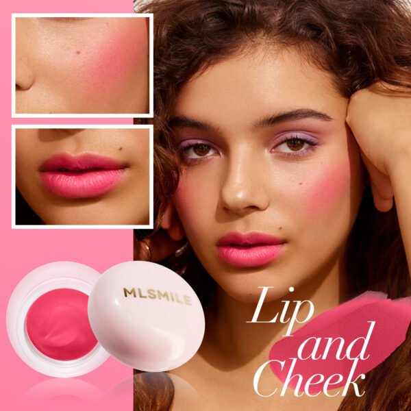 Jelly Lip Clay Matte Velvet Lip Glaze Dual-Purpose Blush Balm for Effortless All-Day Glam - Image 2