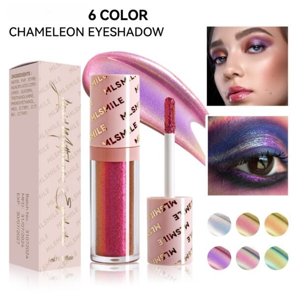 Chameleon Liquid Eyeshadow Pearlescent Burst Monochrome Polarized Metallic Eyeshadow Liquid