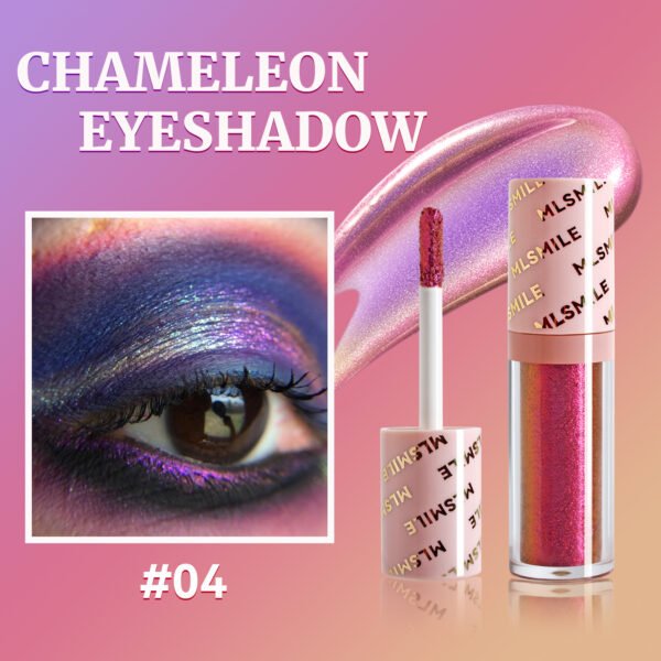 Chameleon Liquid Eyeshadow Pearlescent Burst Monochrome Polarized Metallic Eyeshadow Liquid - Image 7