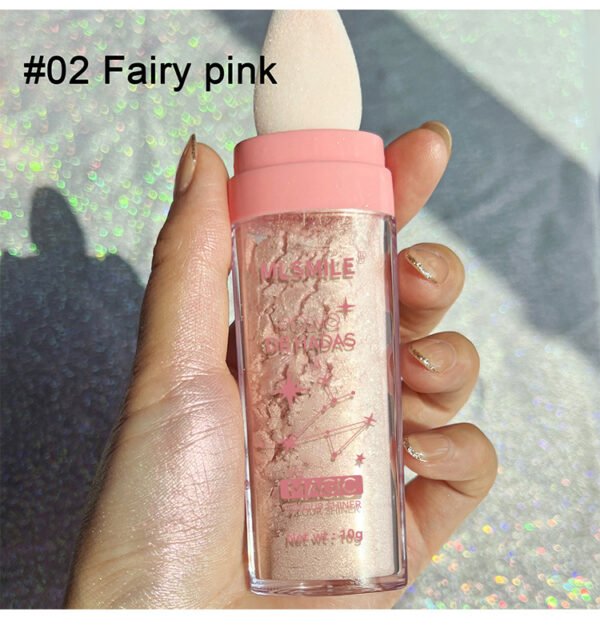 Fairy highlighter patting powder natural three-dimensional contouring whole body brightening body highlighter - Image 6