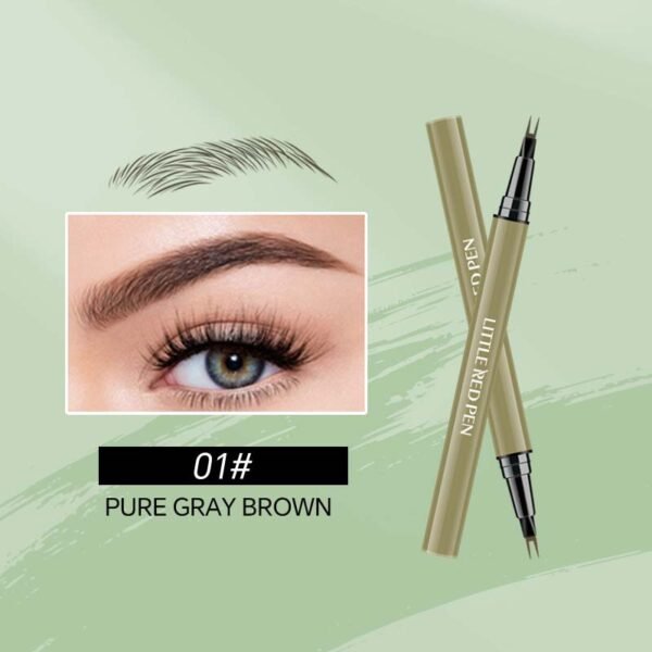 Bifurcated Eyebrow Pencil - Waterproof & Non-Smudge Ultra-Thin Brow Definer for Natural 3D Hair Strokes - Image 5